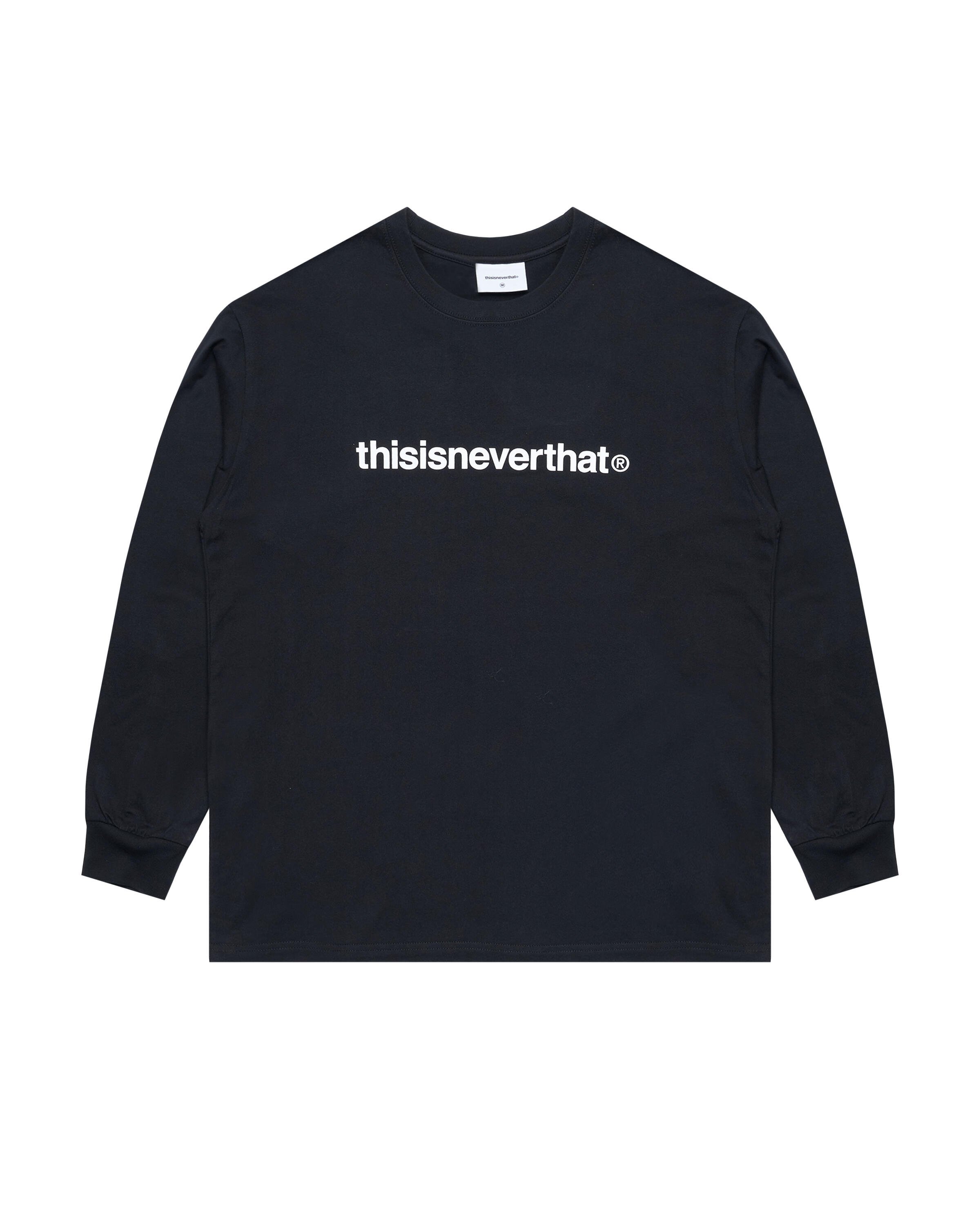 thisisneverthat T-Logo L/S Tee | TN243TTSLT02-BLK | Icse2014Shops STORE